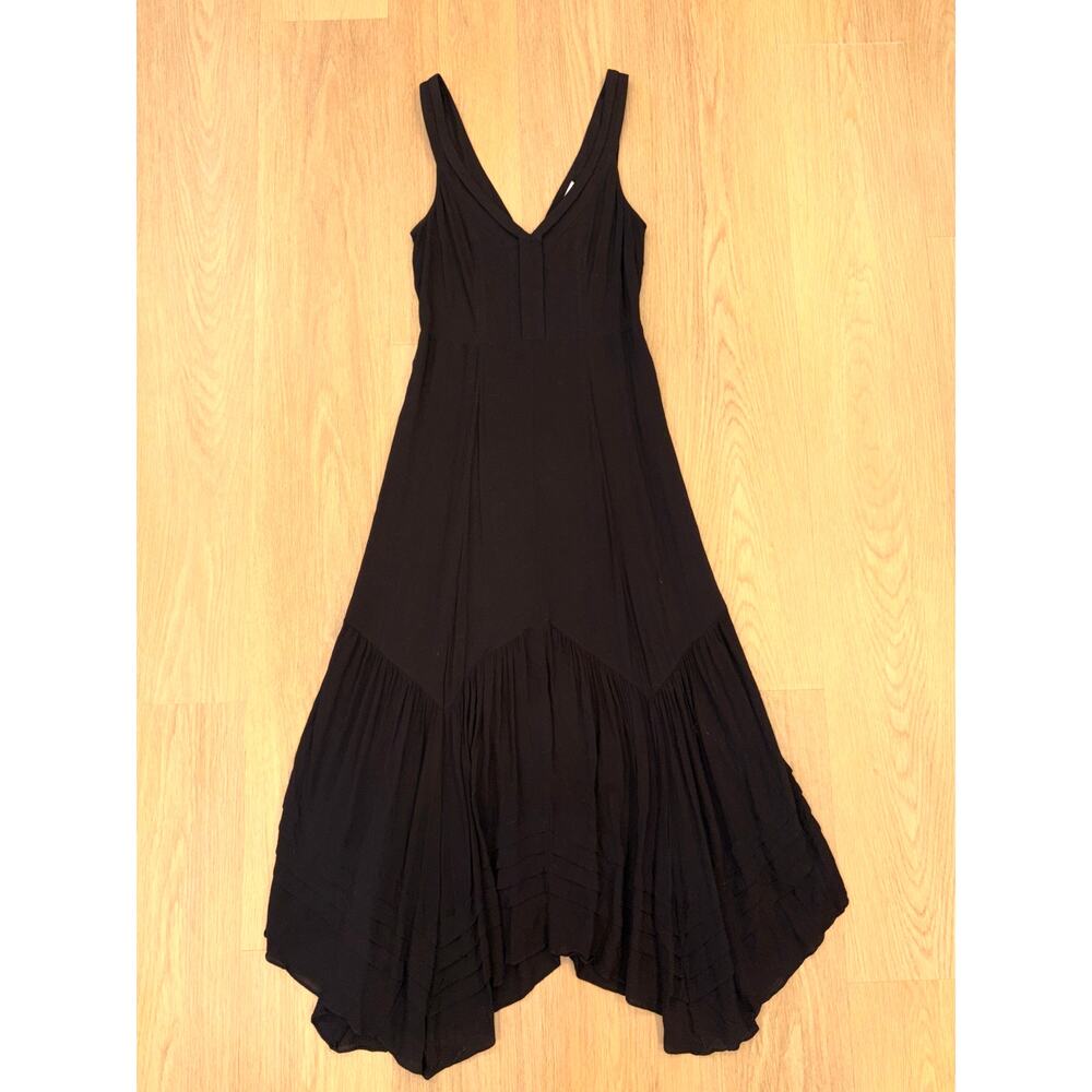 & Other Stories Los Angeles Atelier black womens dress rayon dress size 0